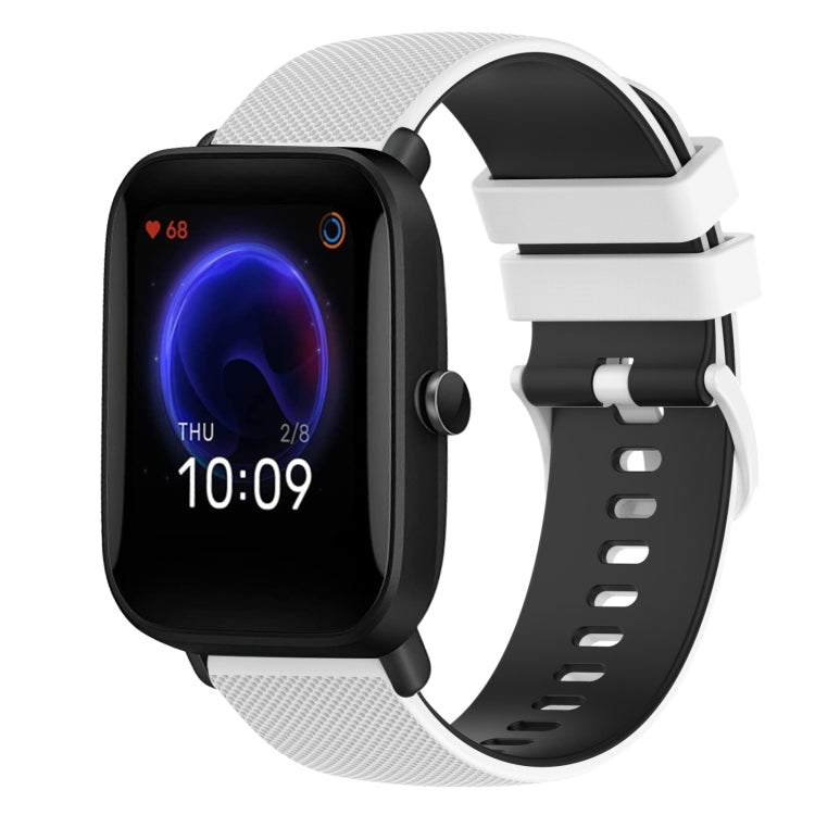 Cinturino in silicone bicolore 20 mm per Amazfit Pop Pro