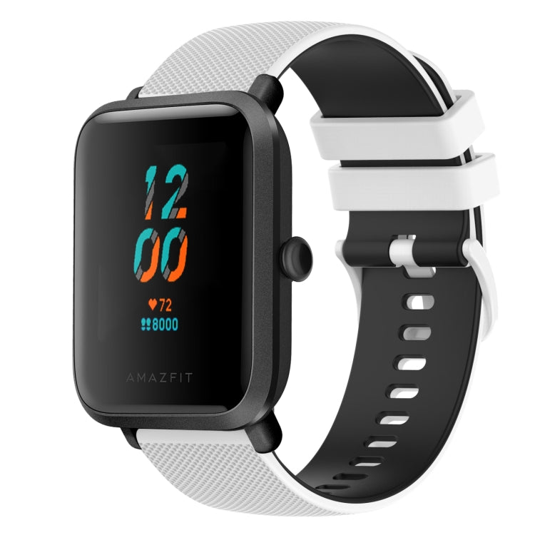 Cinturino in silicone bicolore 20 mm per Amazfit Bip U