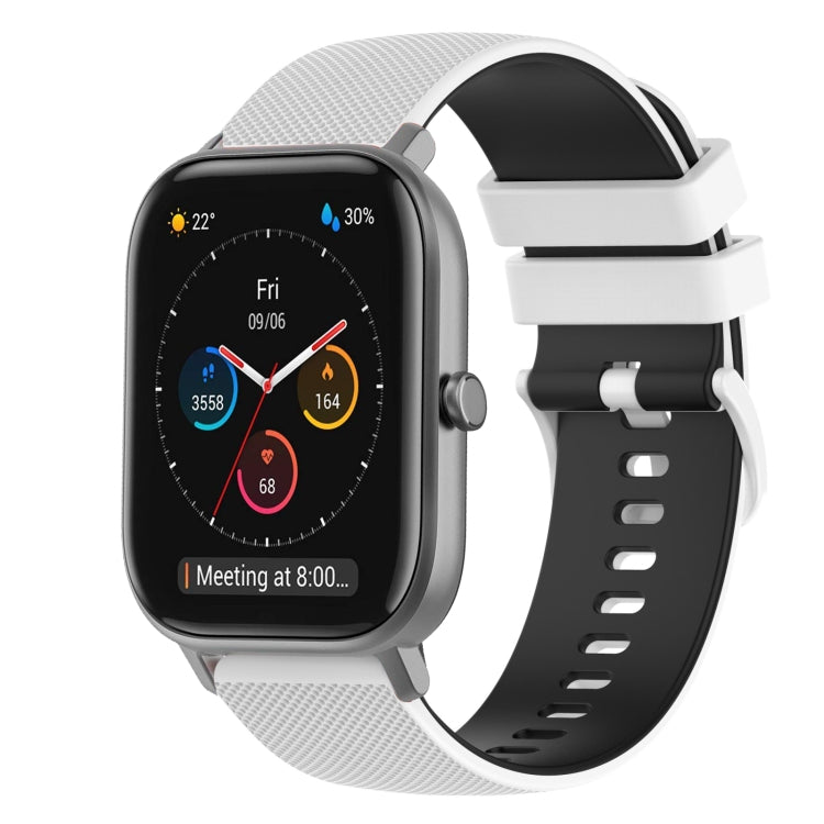 Cinturino in silicone bicolore 20 mm per Amazfit GTS