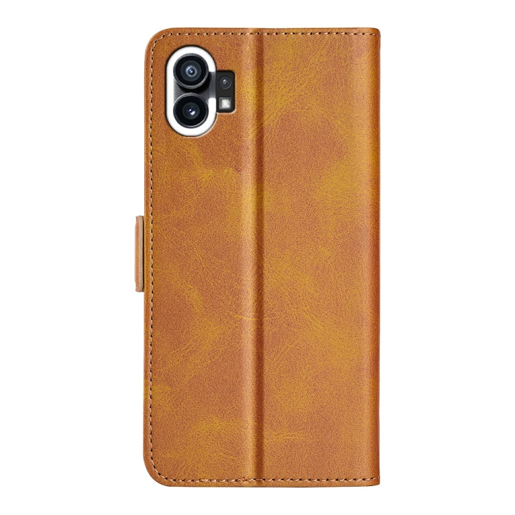 Per Nothine Phone 1 Custodia per telefono in pelle con fibbia magnetica a doppio lato, For Nothine Phone 1
