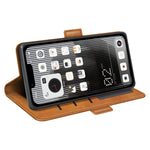 Per Nothine Phone 1 Custodia per telefono in pelle con fibbia magnetica a doppio lato, For Nothine Phone 1