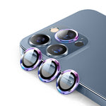 ENKAY 9H Pellicola in vetro temperato con anello posteriore in metallo per iPhone 14 Pro / 14 Pro Max, For iPhone 14 Pro / 14 Pro Max, For iPhone 14 Pro / 14 Pro Max(Purple)