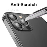 ENKAY 9H Pellicola in vetro temperato con anello posteriore in metallo per iPhone 14 Pro / 14 Pro Max, For iPhone 14 Pro / 14 Pro Max, For iPhone 14 Pro / 14 Pro Max(Purple)