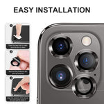 ENKAY 9H Pellicola in vetro temperato con anello posteriore in metallo per iPhone 14 Pro / 14 Pro Max, For iPhone 14 Pro / 14 Pro Max, For iPhone 14 Pro / 14 Pro Max(Purple)