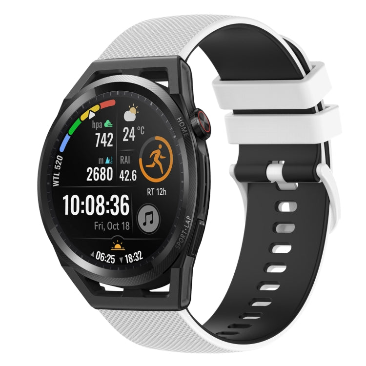 Cinturino in silicone bicolore 22 mm per Huawei Watch GT Runner