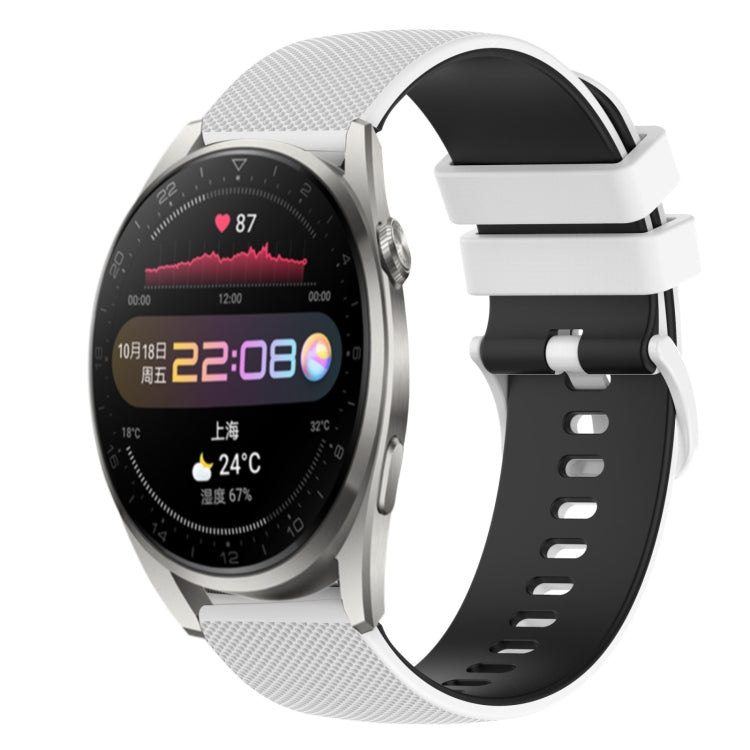 Cinturino in silicone bicolore 22 mm per Huawei Watch 3 Pro