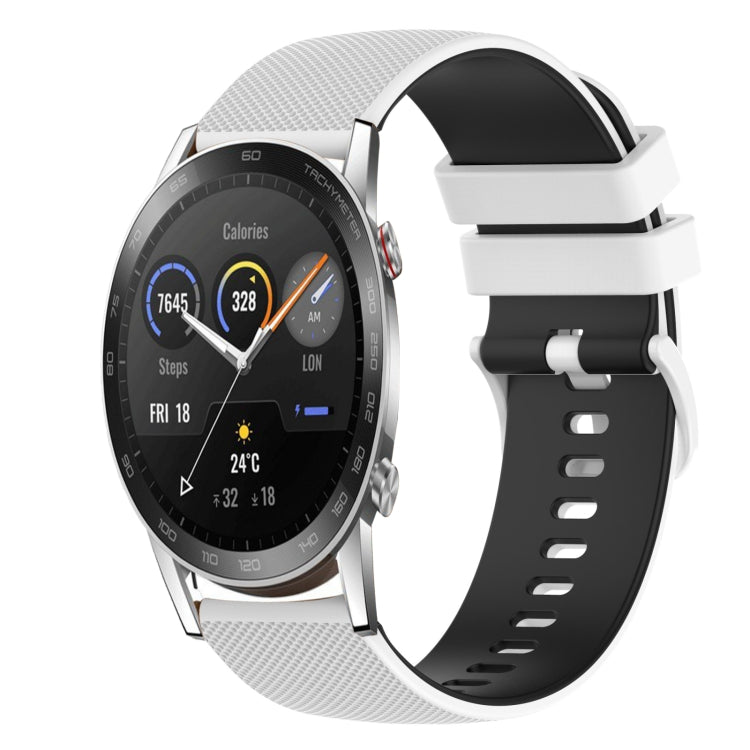 Cinturino in silicone bicolore 22 mm per Huawei Watch 2