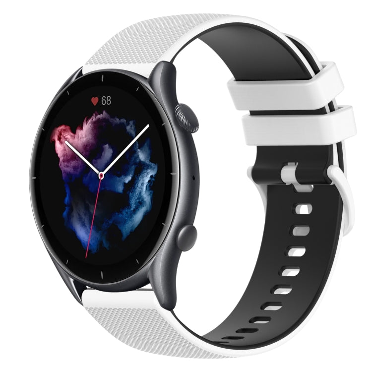 Cinturino in silicone bicolore 22 mm per Amazfit GTR 3 Pro