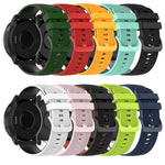 Cinturino in silicone bicolore a scacchi da 22 mm, For Amazfit 2 Stratos