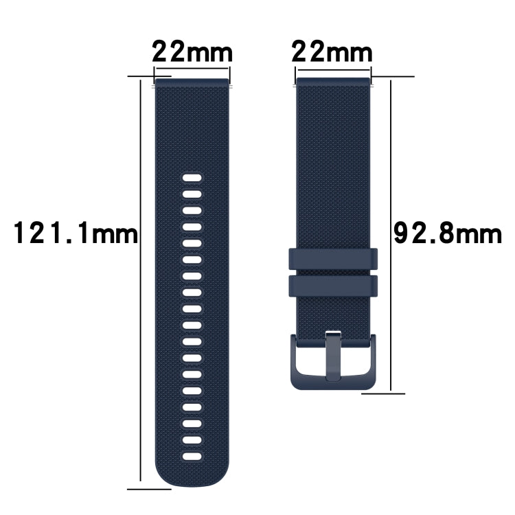 Cinturino in silicone bicolore a scacchi da 22 mm, For Amazfit 2 Stratos