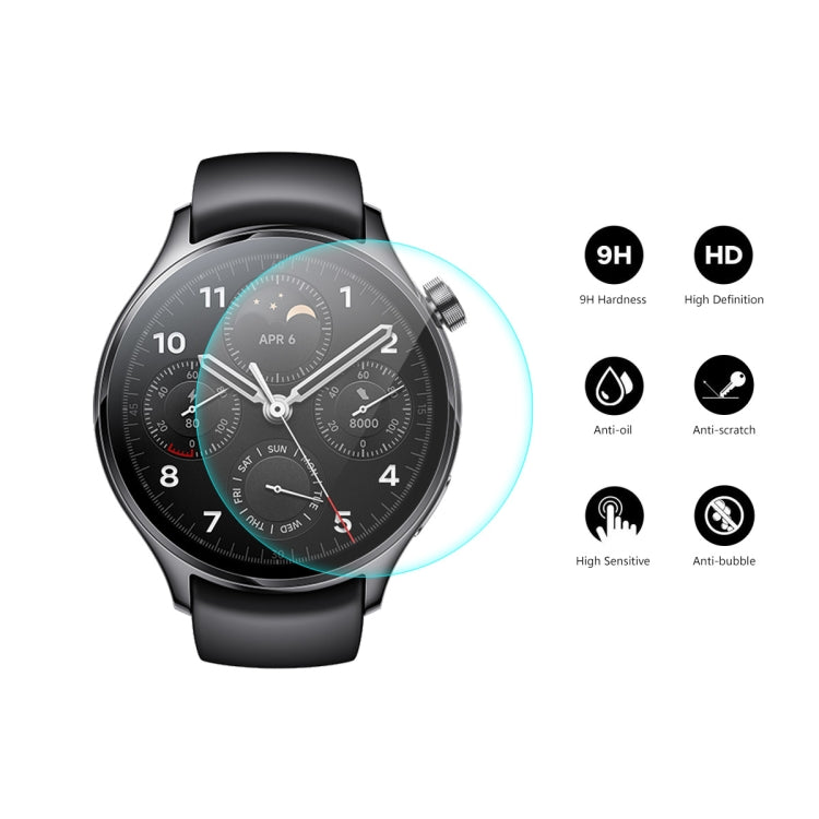 Per Xiaomi Watch S1 Pro ENKAY 0.2mm 9H Pellicola proteggi schermo in vetro temperato, 1 PCS, 2 PCS, 5 PCS, 10 PCS