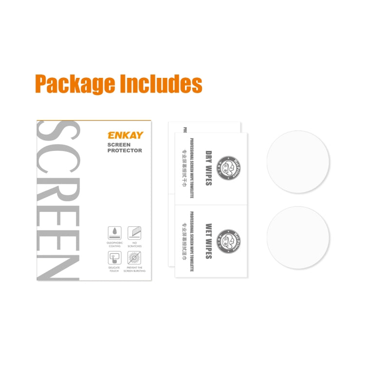 Per Xiaomi Watch S1 Pro ENKAY 0.2mm 9H Pellicola proteggi schermo in vetro temperato, 1 PCS, 2 PCS, 5 PCS, 10 PCS
