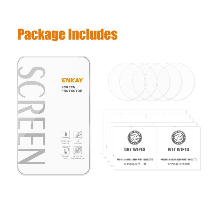 Per Xiaomi Watch S1 Pro ENKAY 0.2mm 9H Pellicola proteggi schermo in vetro temperato, 1 PCS, 2 PCS, 5 PCS, 10 PCS