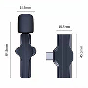 Mini microfono wireless K18 per smartphone e vlog