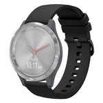 Cinturino in silicone morbido tinta unita da 18 mm, For Garmin Vivomove 3S, For Garmin Vivoactive 4S