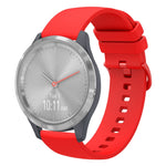 Cinturino in silicone morbido tinta unita da 18 mm, For Garmin Vivomove 3S, For Garmin Vivoactive 4S