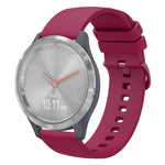 Cinturino in silicone morbido tinta unita da 18 mm, For Garmin Vivomove 3S, For Garmin Vivoactive 4S
