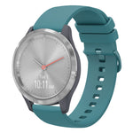Cinturino in silicone morbido tinta unita da 18 mm, For Garmin Vivomove 3S, For Garmin Vivoactive 4S