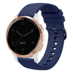 Cinturino in silicone morbido tinta unita da 18 mm, For Garmin Vivomove 3S, For Garmin Vivoactive 4S