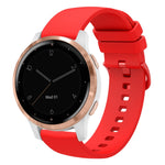 Cinturino in silicone morbido tinta unita da 18 mm, For Garmin Vivomove 3S, For Garmin Vivoactive 4S