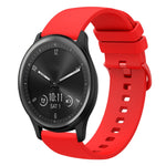 Cinturino in silicone morbido tinta unita da 20 mm, For Garmin Vivomove Sport, For Garmin Venu 2 Plus