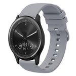 Cinturino in silicone morbido tinta unita da 20 mm, For Garmin Vivomove Sport, For Garmin Venu 2 Plus