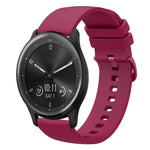 Cinturino in silicone morbido tinta unita da 20 mm, For Garmin Vivomove Sport, For Garmin Venu 2 Plus