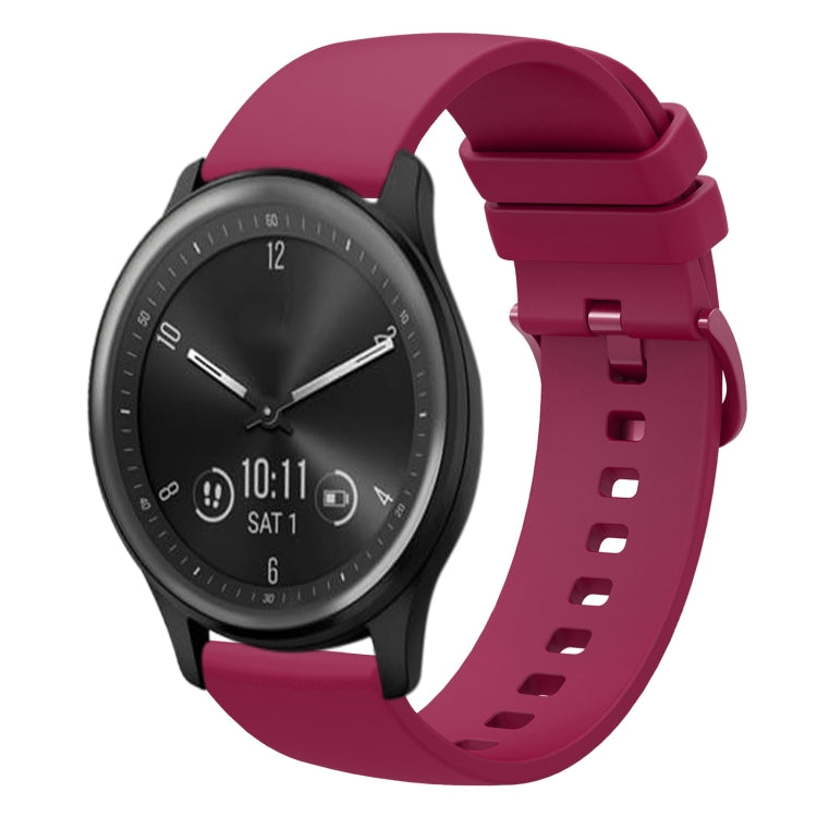 Cinturino in silicone morbido tinta unita da 20 mm, For Garmin Vivomove Sport, For Garmin Venu 2 Plus