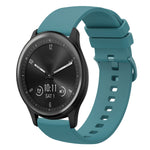 Cinturino in silicone morbido tinta unita da 20 mm, For Garmin Vivomove Sport, For Garmin Venu 2 Plus