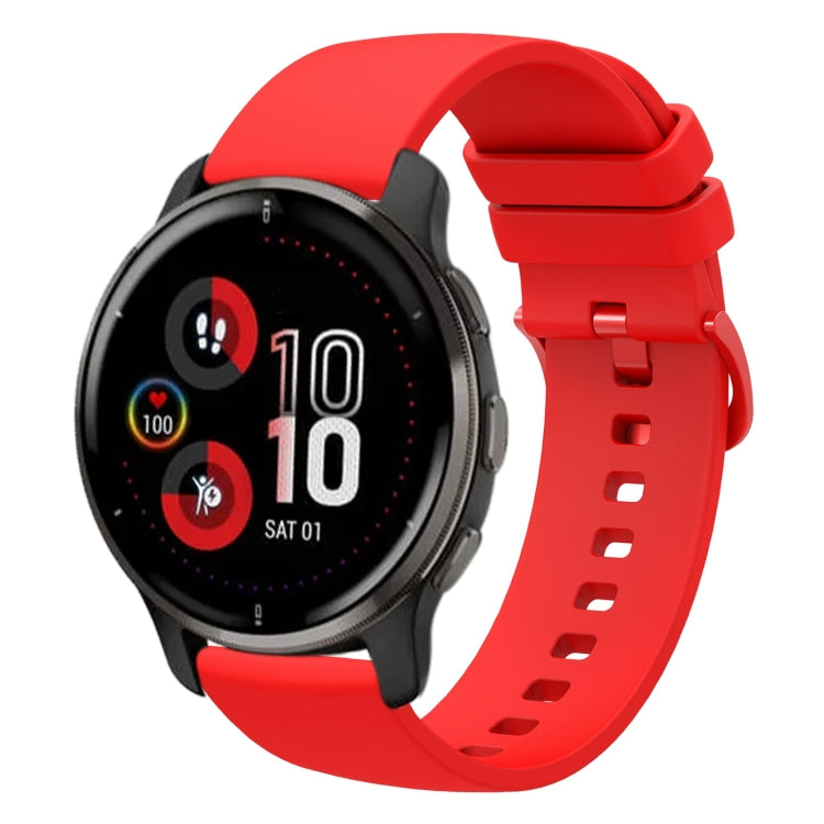 Cinturino in silicone morbido tinta unita da 20 mm, For Garmin Vivomove Sport, For Garmin Venu 2 Plus