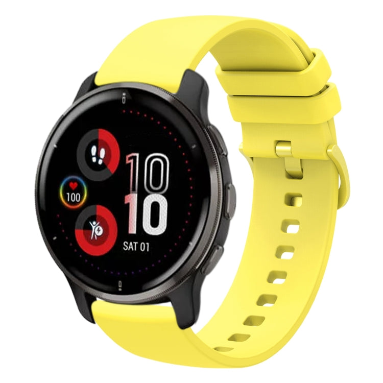 Cinturino in silicone morbido tinta unita da 20 mm, For Garmin Vivomove Sport, For Garmin Venu 2 Plus