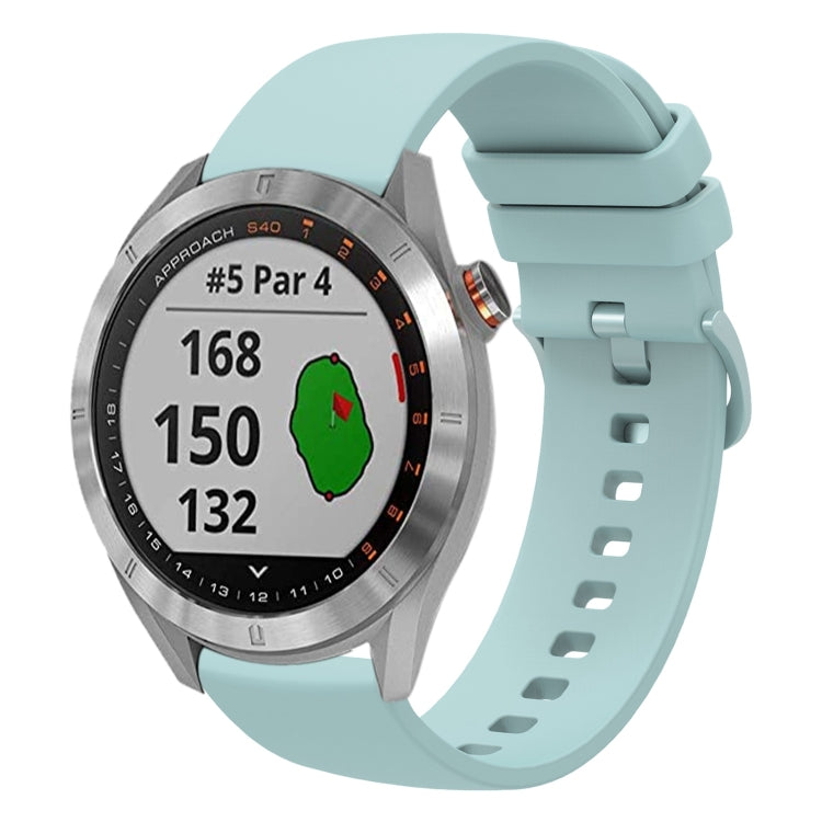 Cinturino in silicone morbido tinta unita da 20 mm, For Garmin Approach S40, For Garmin Forerunner 158