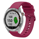 Cinturino in silicone morbido tinta unita da 20 mm, For Garmin Approach S40, For Garmin Forerunner 158