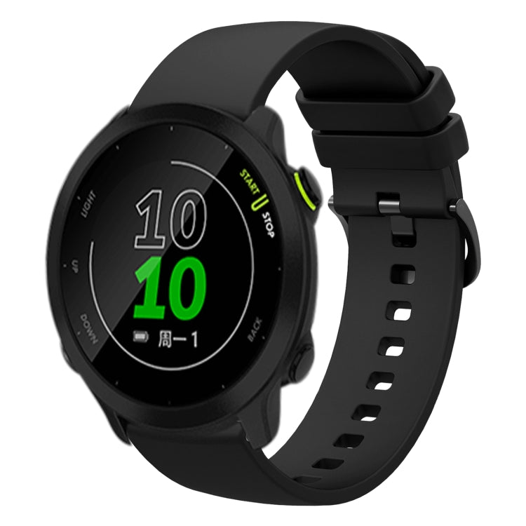 Cinturino in silicone morbido tinta unita da 20 mm, For Garmin Approach S40, For Garmin Forerunner 158