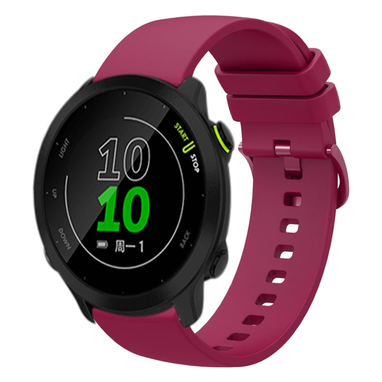Cinturino in silicone morbido tinta unita da 20 mm, For Garmin Approach S40, For Garmin Forerunner 158