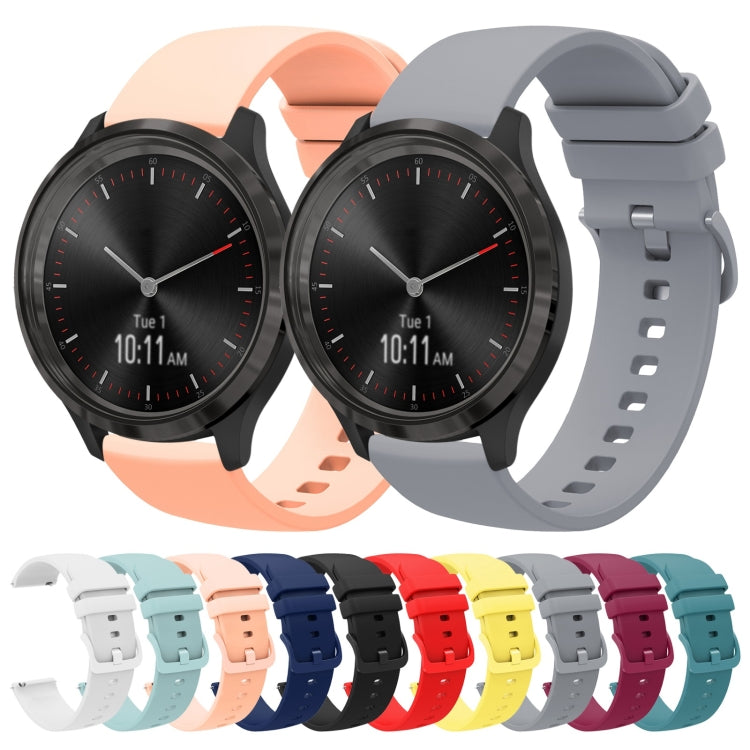 Cinturino in silicone morbido tinta unita da 20 mm, For Garminmove 3, For Garmin VivoMove Luxe