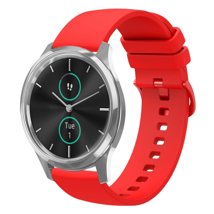 Cinturino in silicone morbido tinta unita da 20 mm, For Garminmove Luxe, For Garmin VivoMove Style
