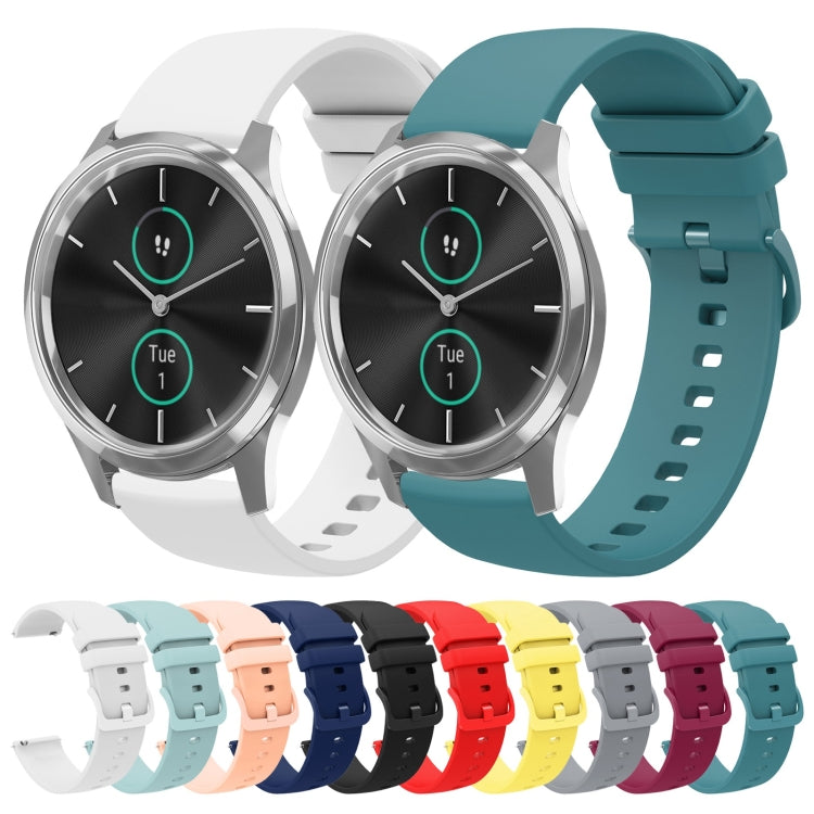 Cinturino in silicone morbido tinta unita da 20 mm, For Garminmove Luxe, For Garmin VivoMove Style