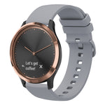 Cinturino in silicone morbido tinta unita da 20 mm, For Garmin Vivomove HR Sport, For Garmin Vivoactive 3