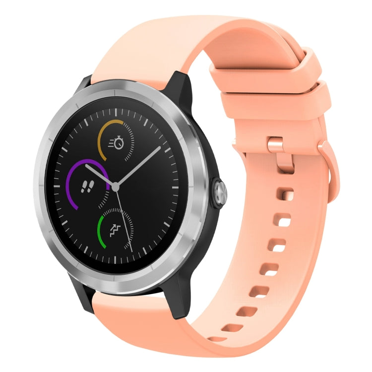 Cinturino in silicone morbido tinta unita da 20 mm, For Garmin Vivomove HR Sport, For Garmin Vivoactive 3