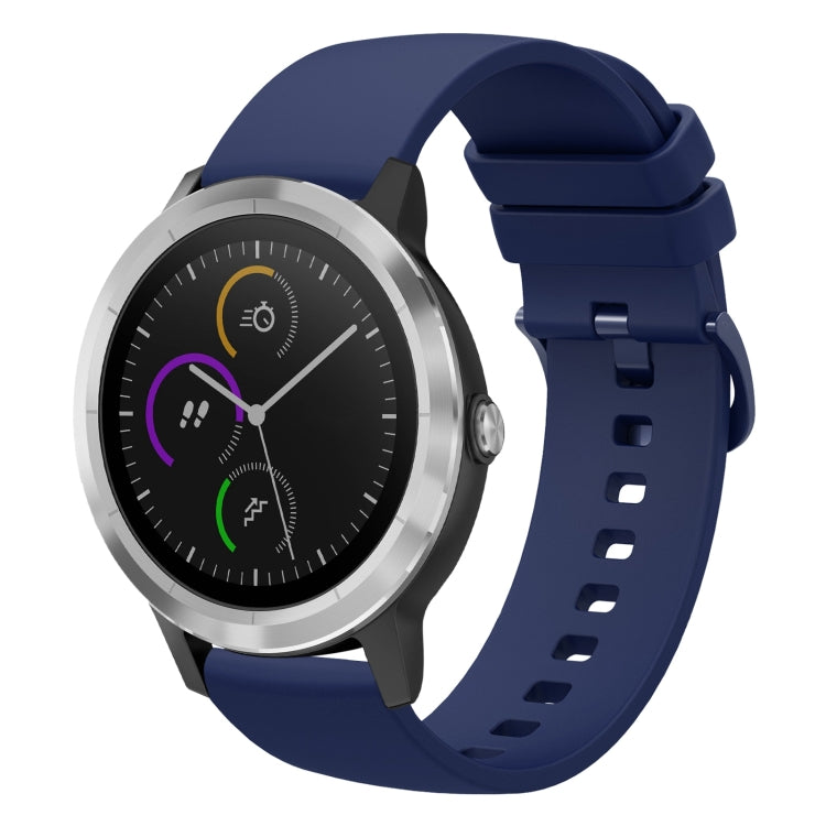 Cinturino in silicone morbido tinta unita da 20 mm, For Garmin Vivomove HR Sport, For Garmin Vivoactive 3