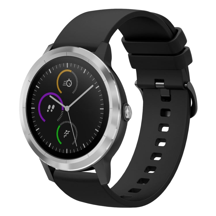 Cinturino in silicone morbido tinta unita da 20 mm, For Garmin Vivomove HR Sport, For Garmin Vivoactive 3