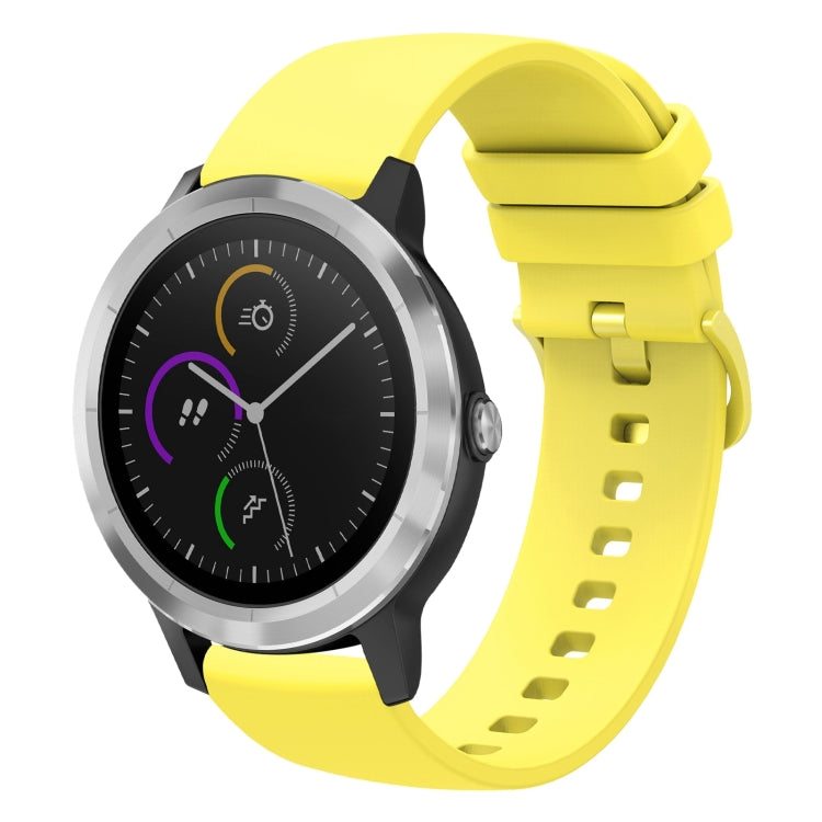 Cinturino in silicone morbido tinta unita da 20 mm, For Garmin Vivomove HR Sport, For Garmin Vivoactive 3
