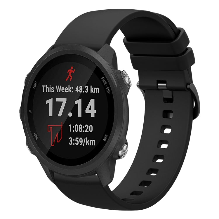 Cinturino in silicone morbido tinta unita da 20 mm, For Garmin Vivoactive3 Music, For Garmin Forerunner 245