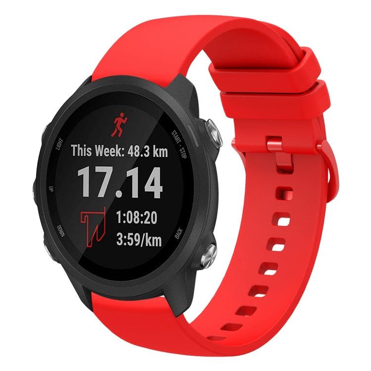 Cinturino in silicone morbido tinta unita da 20 mm, For Garmin Vivoactive3 Music, For Garmin Forerunner 245