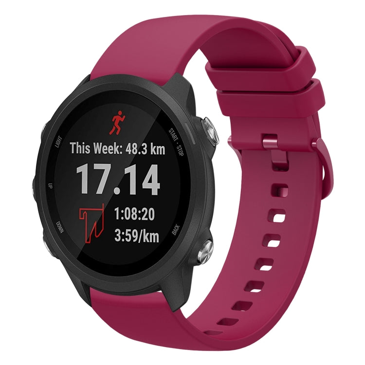 Cinturino in silicone morbido tinta unita da 20 mm, For Garmin Vivoactive3 Music, For Garmin Forerunner 245
