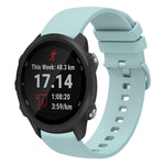 Cinturino in silicone morbido tinta unita da 20 mm, For Garmin Forerunner 245 Music, For Garmin Forerunner 645