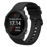 Cinturino in silicone morbido tinta unita da 20 mm, For Garmin Forerunner 245 Music, For Garmin Forerunner 645