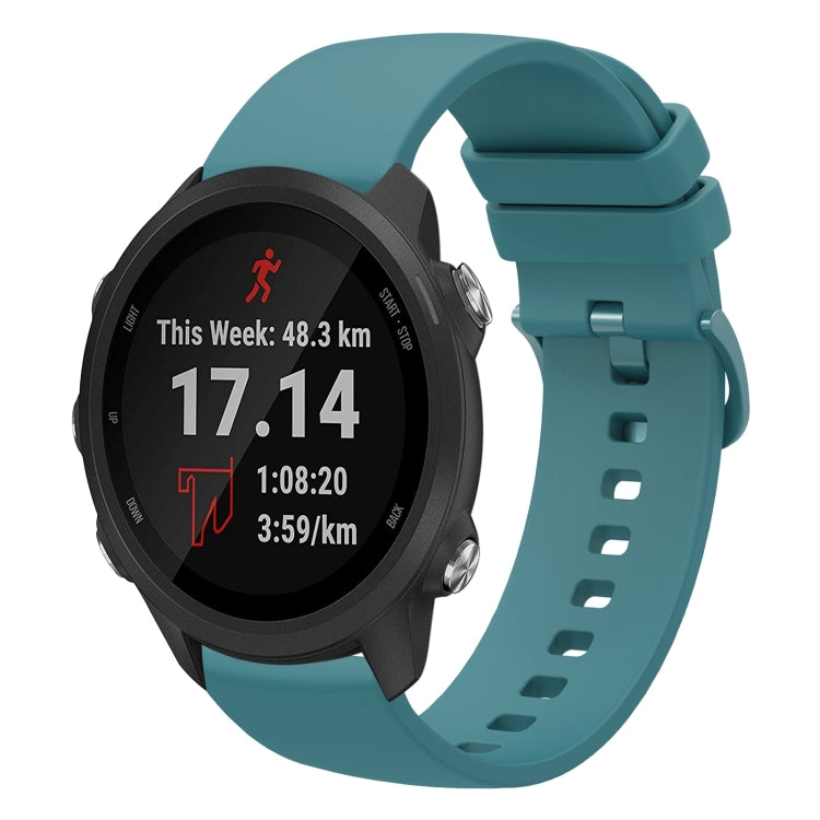 Cinturino in silicone morbido tinta unita da 20 mm, For Garmin Forerunner 245 Music, For Garmin Forerunner 645