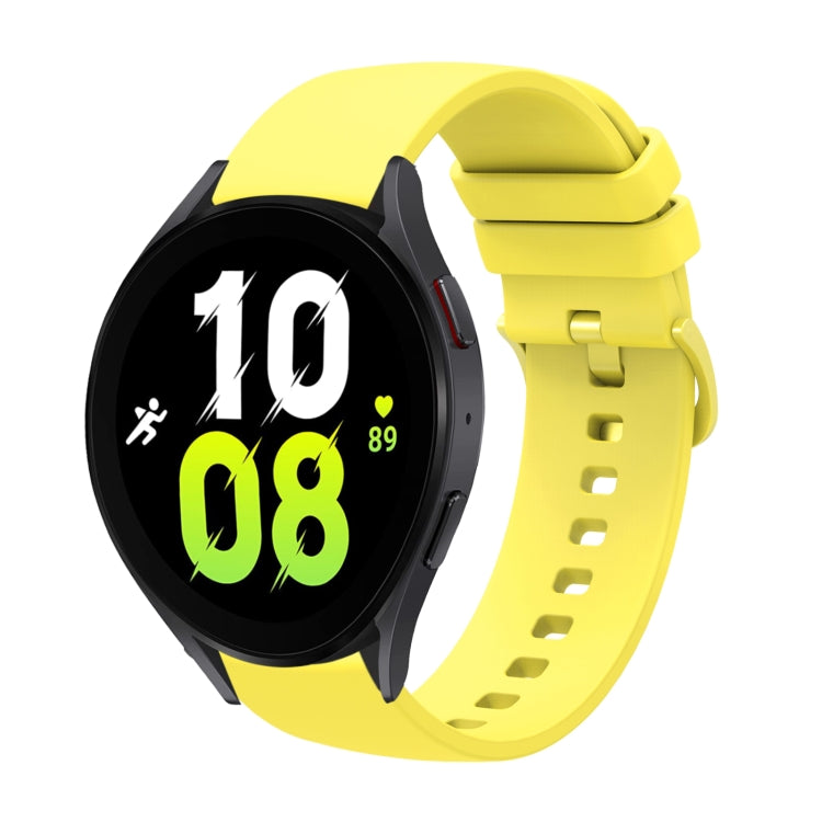 Cinturino in silicone morbido tinta unita da 20 mm, For Samsung Galaxy Watch5 44mm, For Samsung Galaxy Watch5 Pro 45mm